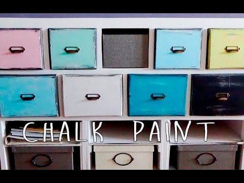 Decorar UN Mueble CON Pintura Chalk Paint Efecto Vintage