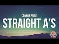 Connor Price - Straight A's (Lyrics)