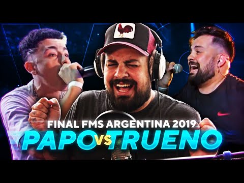 LA REACCIÓN MÁS ESPERADA: PAPO vs TRUENO en FMS Argentina 2019