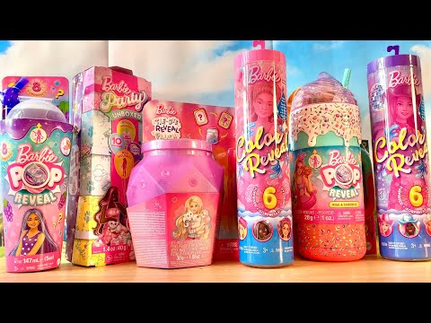 Barbie CUTIE COLOR REVEAL DOLLS ASMR Unboxing Toys SURPRISES !!
