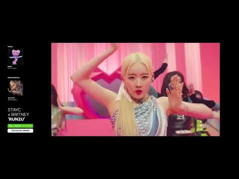 stayc run2u x britney womanizer antewoo mashup (tiktok)