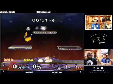 AZ PR RR Invitational Winners Finals - RG|Medz (Fox) vs TS|Axe (Pikachu/Marth)