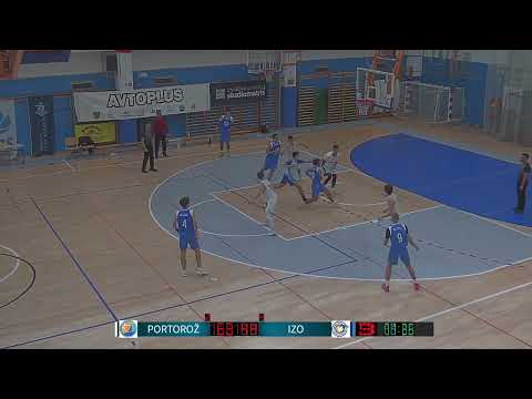 HIGHLIGHTS 2. SKL U18 - 2024 KK PORTOROŽ - KK IZOLA : 22  ISA HALITI  4 BLOKADE