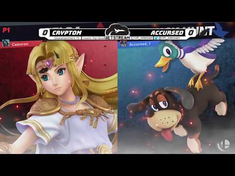 Quarantainment 15 Losers Quarters - Accursed (Duck Hunt) Vs. Cryptom (Zelda) Smash Ultimate - SSBU