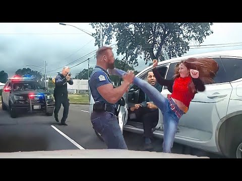 Las persecuciones policiales más brutales a alta velocidad captadas por cámaras de salpicadero #14