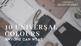 10 universal colours anyone can wear | Adding colours to your capsule wardrobe