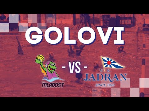 Golovi s prve utakmice finala žene - ŽAVK Mladost vs VK Jadran (13.5.2023.)