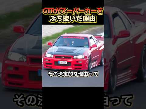 GTRがスーパーカーをぶち抜いた理由