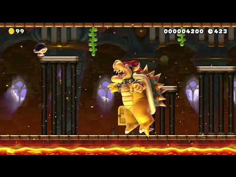 Bowser's Fury by RIUUKIUU 🍄 Super Mario Maker 2 ✹Switch✹ #apl