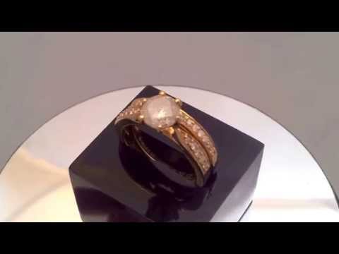 1.50 ct solitaire diamond engagement ring set