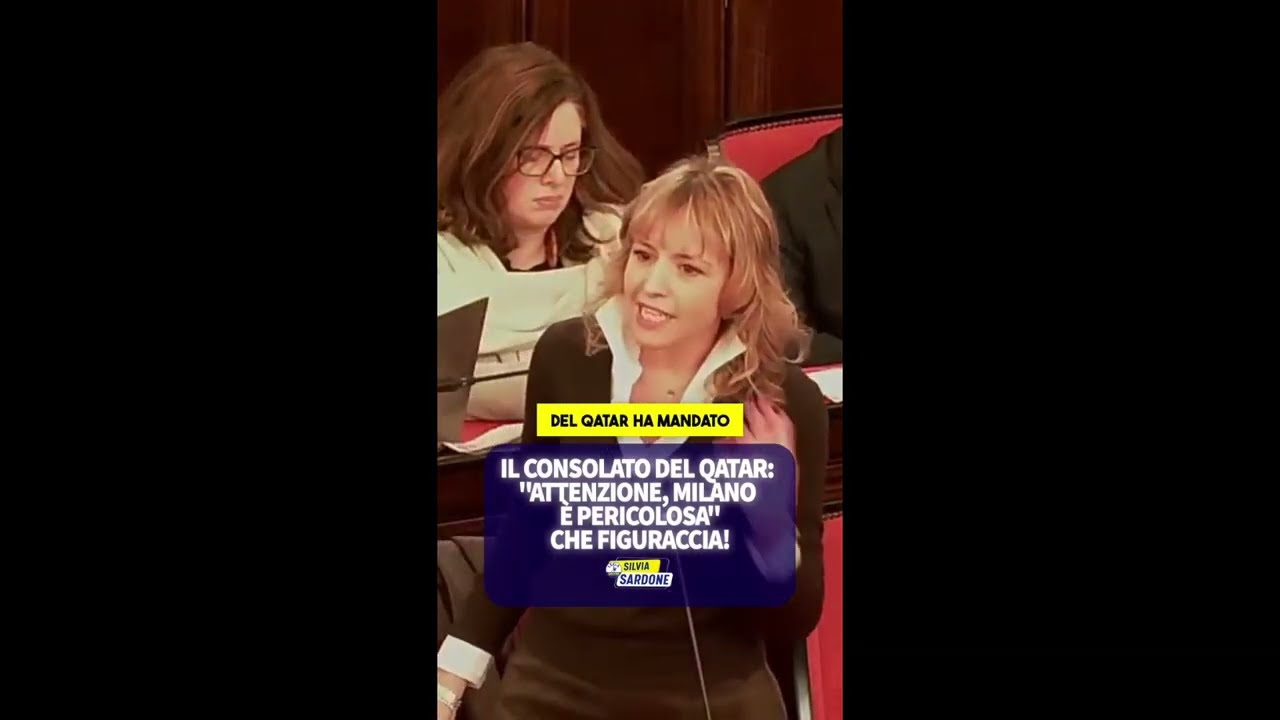 SARDONE: "CHE FIGURACCIA! IL CONSOLATO DEL QATAR AVVERTE I CITTADINI SULLA SICUREZZA DI MILANO"