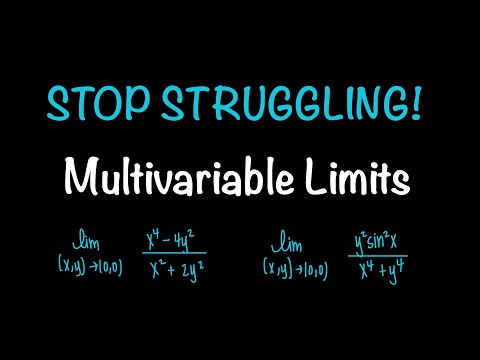 STOP Struggling with Multivariable Limits | Calculus 3 Strategy & Examples | Math with Professor V
