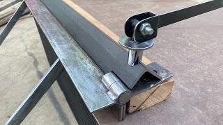 Download lagu BRILLIANT SKILLS!! diy welder makes plate bending tool from thick angle iron!! mp3