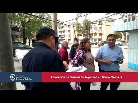 Instalaron cámaras de seguridad en barrio Morosini