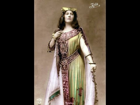 Emmy Destinn (soprano) - Un bel di vedremo ('Madame Butterfly' - Puccini) (1911)