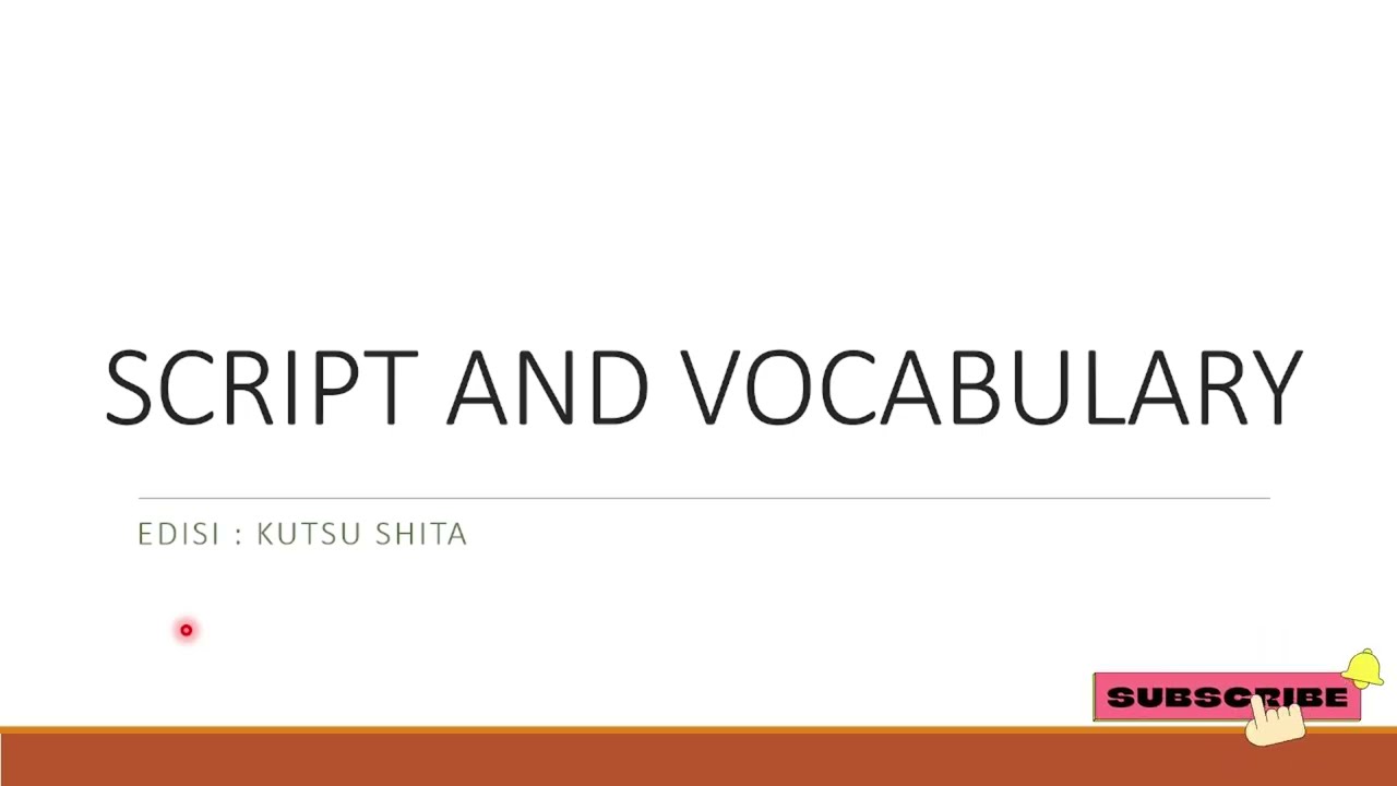 PENJELASAN SOAL SOAL JFT SOAL SCRIPT AND VOCABULARY #KUTSU SHITA