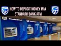 How To Deposit Money In A Standard Bank Atm