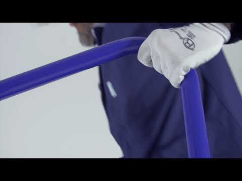 Fly Light Svelt - Scala a castello trasportabile a pioli con protezione a 360°