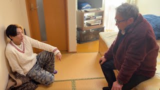I don't need the house anymore, I want money... I went to see my father Katsuya, who kept asking ...