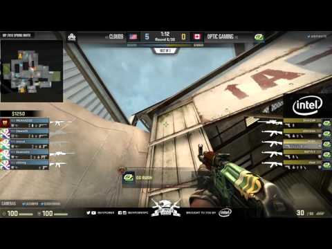 IBP Invite Spring CS:GO 2016 - Cloud 9 vs Optic - Map 1
