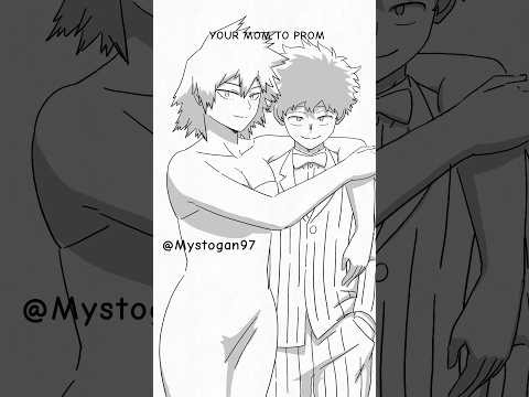 I Brought Your Mom To Prom (MHA) #shorts  #animationmeme  #myheroacademia