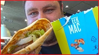 McDonald's Greek Mac Review - Trying Greek McDonald's for the first time 😀😀
