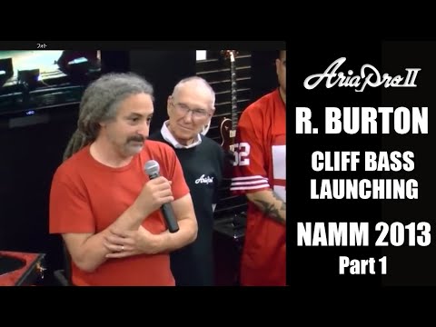 Aria Pro II Cliff Burton Sig. Bass released at Namm 2013 part 1.