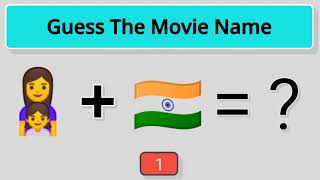 Emoji challenge #1- Guess The Bollywood Movie names #guessthemovie video