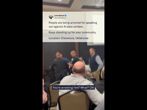 Oklahoma Resident Arrested For Protesting Data Center