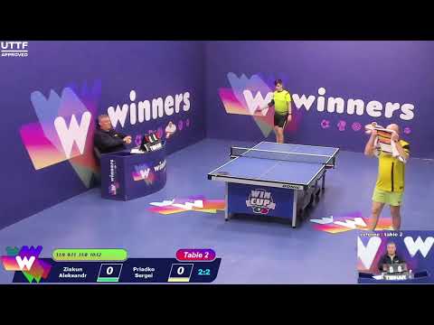 WINners CUP table 2  29.01  Ziakun Aleksandr - Priadko Sergei  14:30