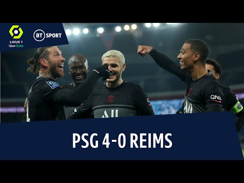 PSG vs Reims (4-0) | Ramos scores his first PSG goal in huge win! | Ligue 1 Highlights