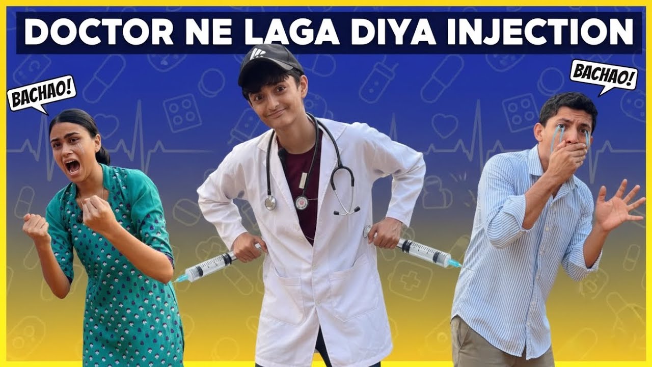 Doctor Ne Laga Diya Injection| School Life |Must Watch Funny Video |Prashant Sharma| Cartoon Doctor