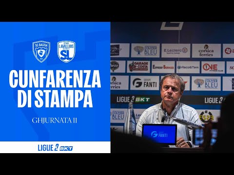 SC Bastia - Laval MFC: Press conference by Réginald Ray