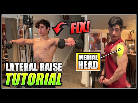 How to do the DUMBBELL LATERAL RAISE! | 2 Minute Tutorial