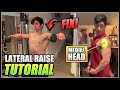 How To Do The DUMBBELL LATERAL RAISE 2 Minute Tutorial