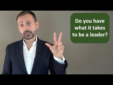 What Does it take to be a leader