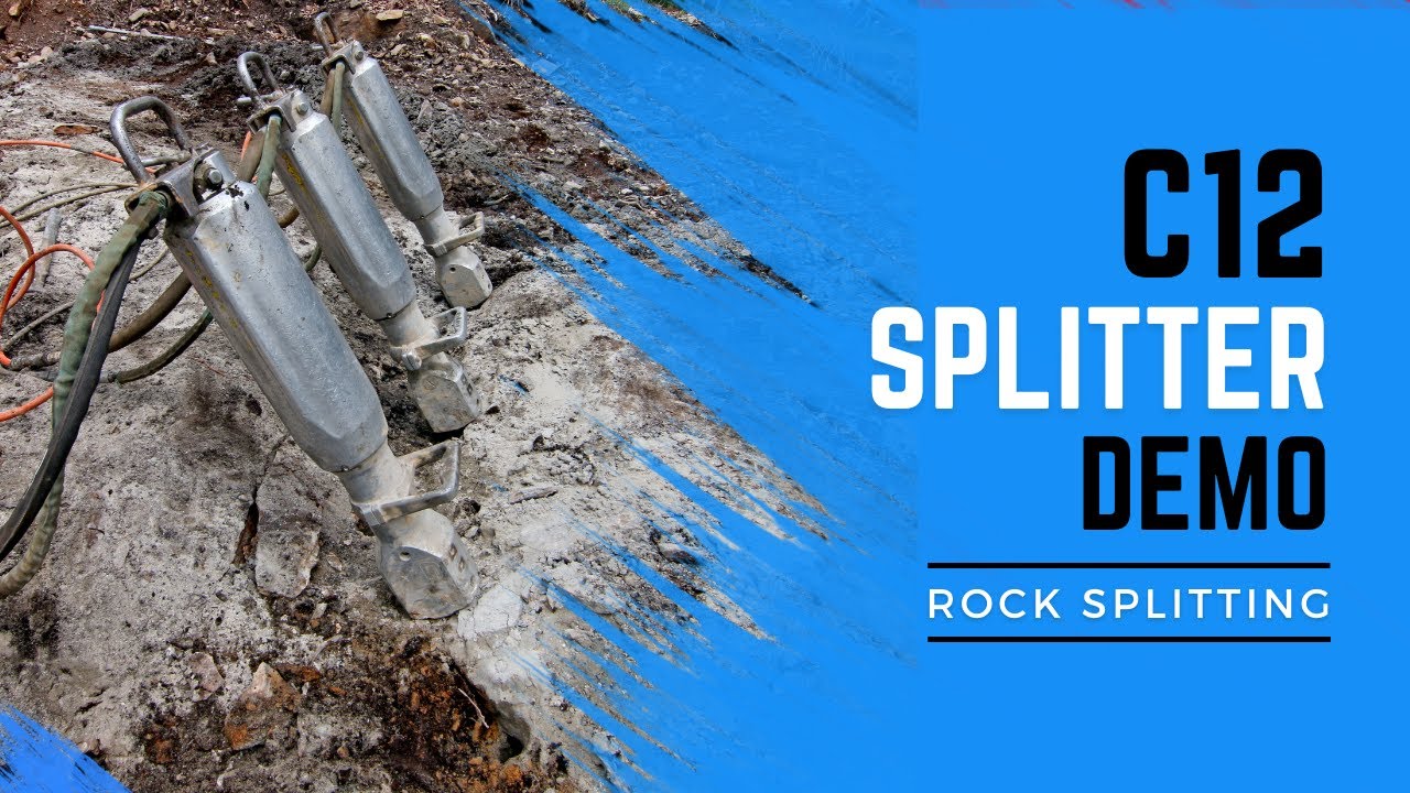 C12 Darda hydraulic rock splitter