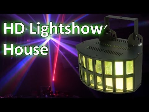 Disco im Wohnzimmer - AMERICAN DJ Aggressor TRI LED (30W) - HD Lighshow/Lasershow #9 - House