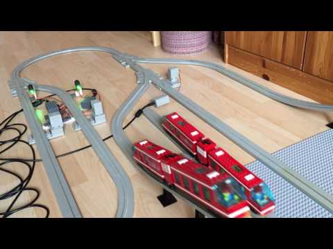 GRIS 4 RAIL LEGO 3228 TRAIN