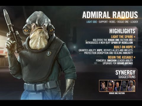 Raddus S tier starkiller cleanup!?!? SWGOH GAC Highlight #15