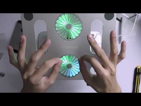 RGB Laptop Stand for MacBook | MEEWOO P43F Unboxing & First Impression 2022