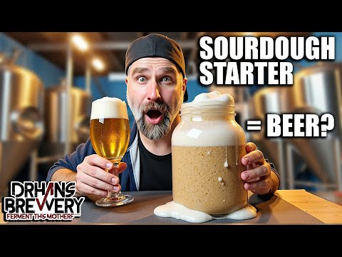 I Brewed Beer with SOURDOUGH Starter – Genius or Disaster?! 🍺🔥