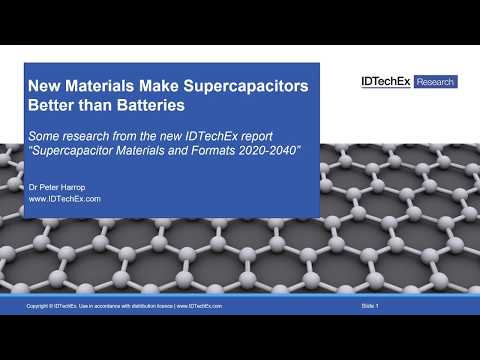 New Materials Make Supercapacitors Better Than Batteries