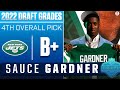 Jets take BEST COVER CORNER in Sauce Gardner with the No. 4 pick | 2022 NFL Draft Grades