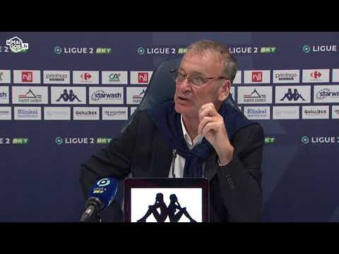 J8 Ligue 2 BKT : La réaction de JM Furlan après SMCaen 1-2 Grenoble F38