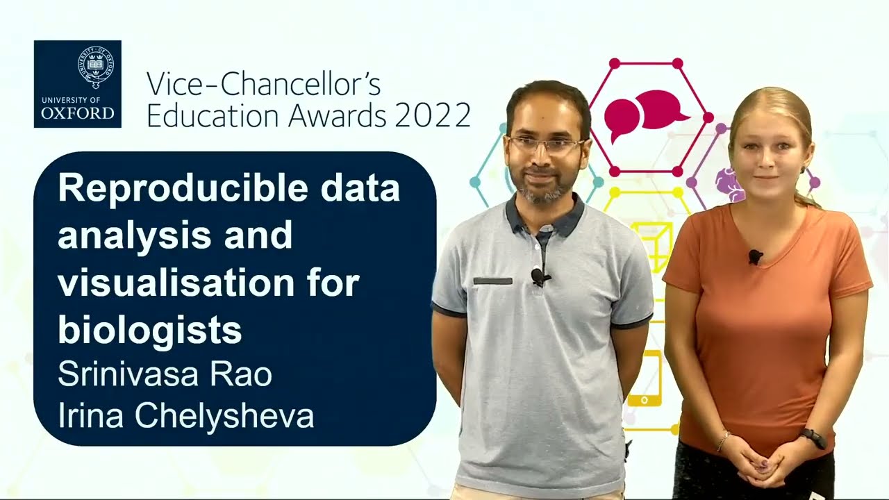 Design and delivery of interactive hands on courses on reproducible data analysis and visualisation