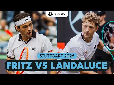 Defending Champion Taylor Fritz Faces Martin Landaluce! | Stuttgart 2026 Highlights