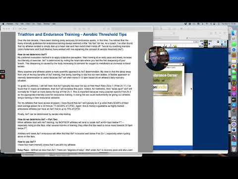 Finding Aerobic Threshold, way lower than most expect