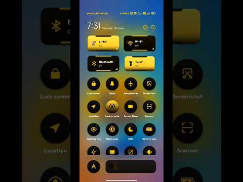 Amazing Miui Theme With Dynamic Control Centre. #miuitheme #bestmiuitheme #neontheme #newmiuitheme