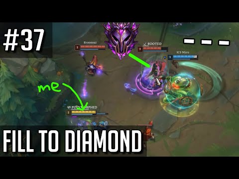 Fill to Diamond but it's day 1 of my promos and there are Master tier smurfs on the enemy team